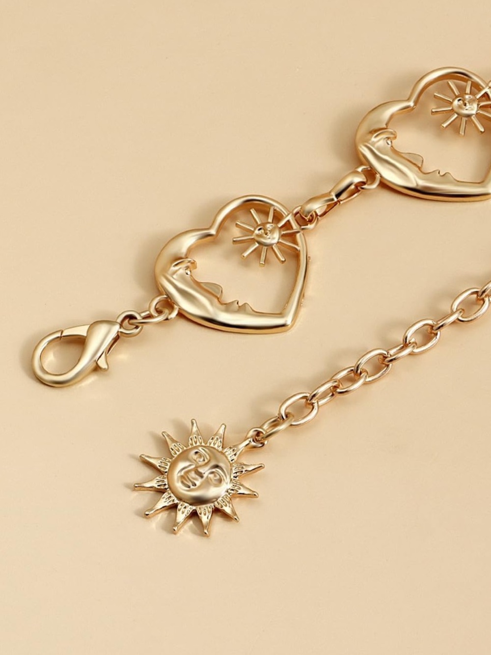 Heart Pearl Waist Chain Belt - Picture 3 of 5